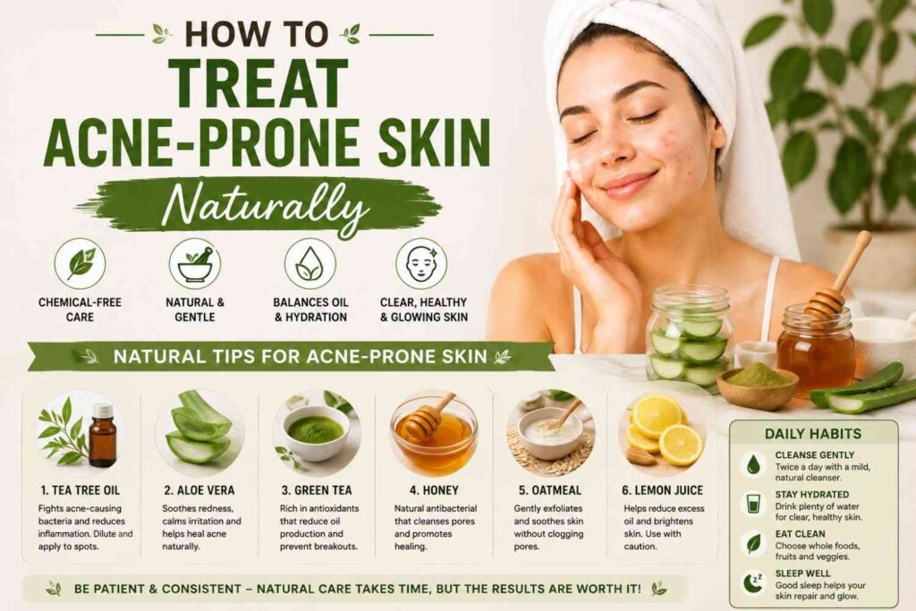 How to Treat Acne-Prone Skin Naturally